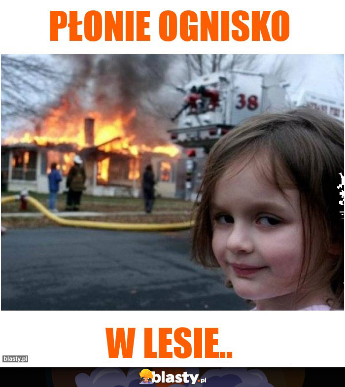 Płonie ognisko