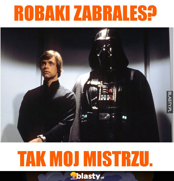 Robaki zabrales?