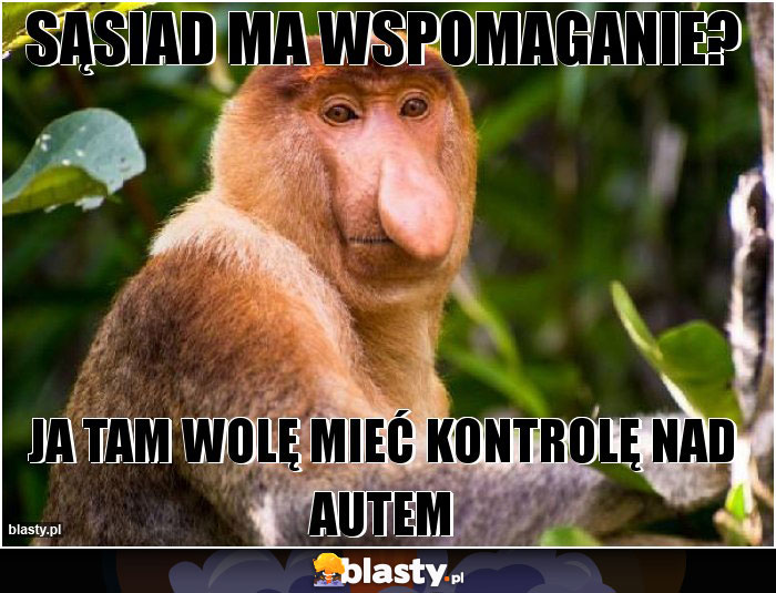 Sąsiad ma wspomaganie?