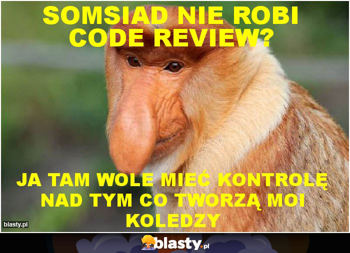 somsiad nie robi code review?