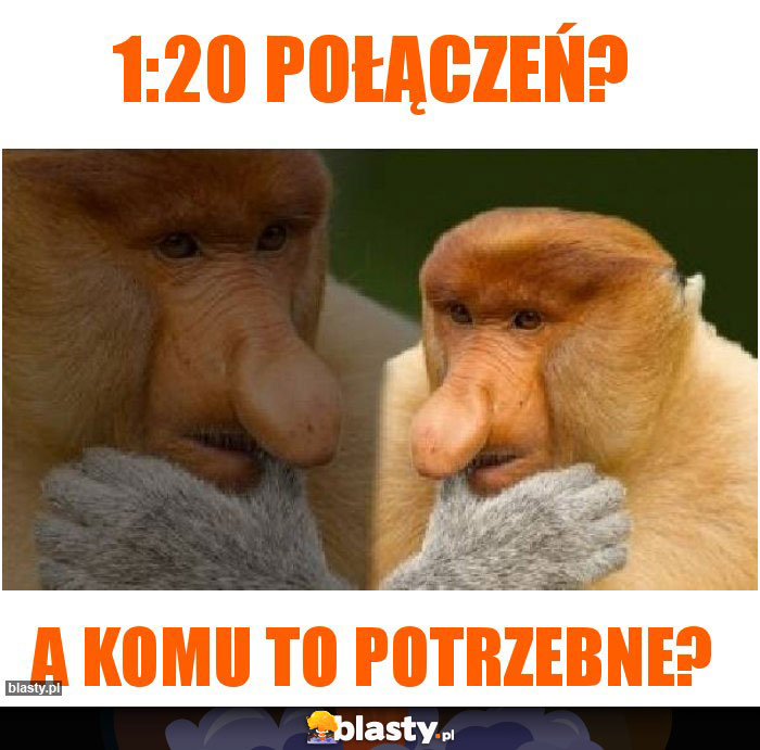 1:20 połączeń?