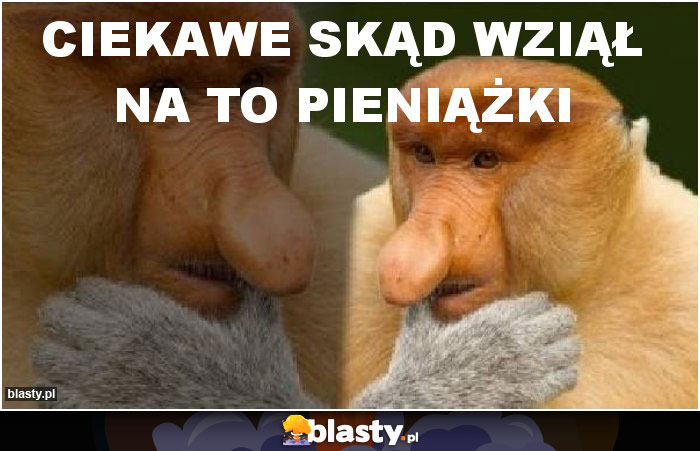 CIEKAWE SKĄD WZIĄŁ NA TO PIENIĄŻKI