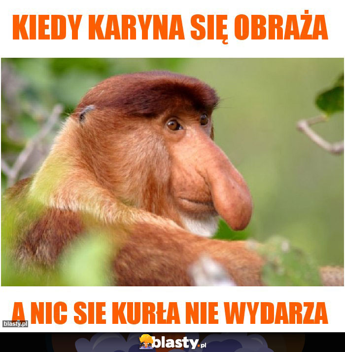 Kiedy Karyna się obraża