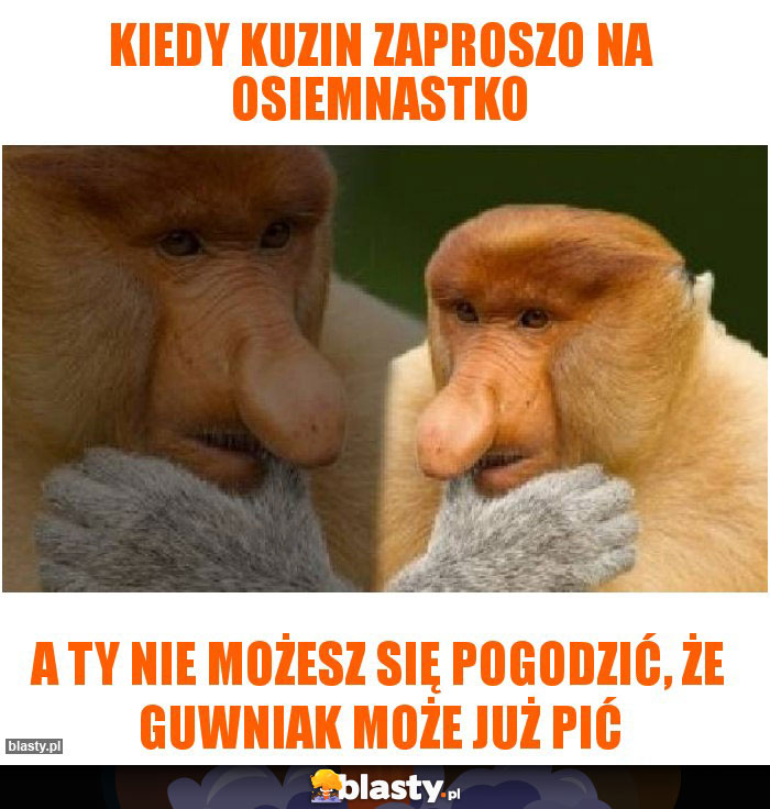 Kiedy kuzin zaproszo na osiemnastko