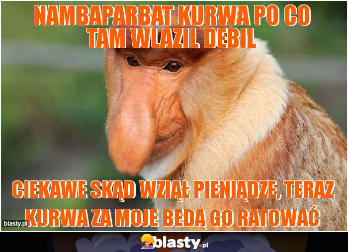 Nambaparbat kurwa po co tam wlazil debil