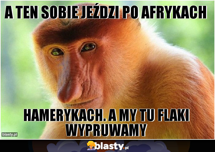 A ten sobie jeździ po Afrykach