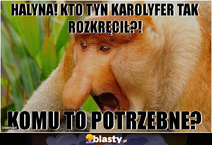 Halyna! Kto tyn karolyfer tak rozkręcił?!