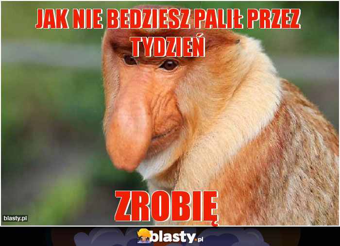 Jak nie bedziesz palił przez tydzień