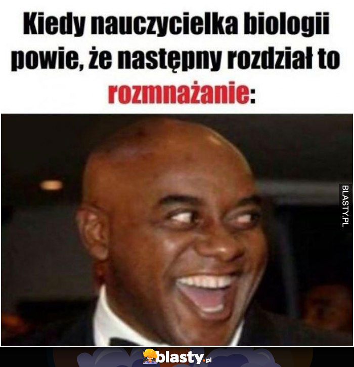 Kiedy nauczycielka z biologii powie, że następny rozdział to rozmnażanie