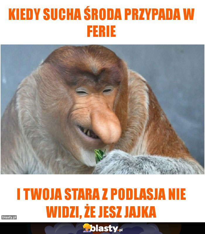 Kiedy sucha środa przypada w ferie