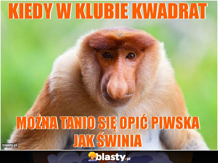 Kiedy w klubie kwadrat