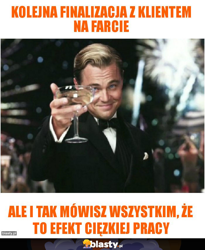 Kolejna finalizacja z klientem na farcie