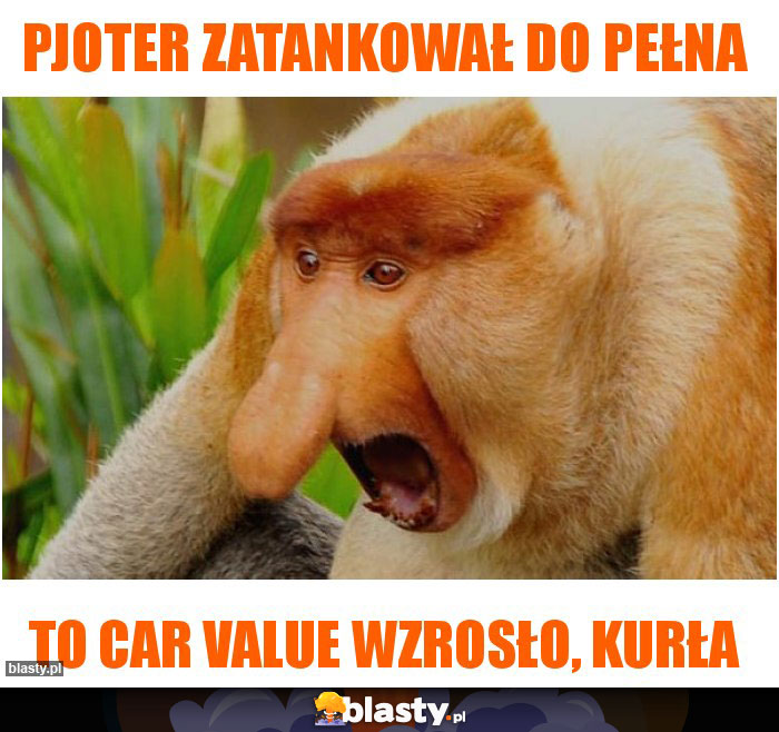 Pjoter zatankował do pełna