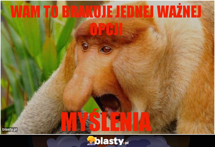 Wam to brakuje jednej ważnej opcji