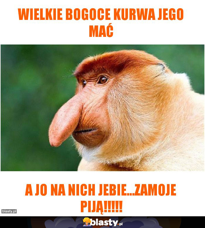 Wielkie bogoce kurwa jego mać