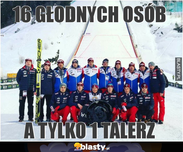 16 głodnych osób