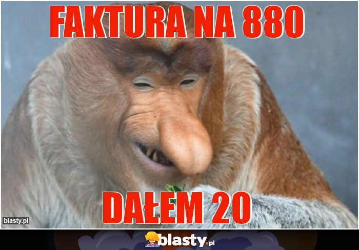 faktura na 880