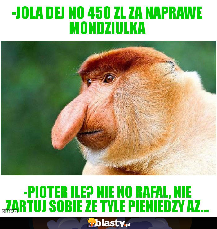 -Jola dej no 450 zl za naprawe mondziulka