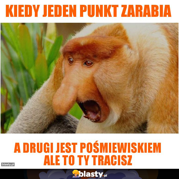 Kiedy jeden punkt zarabia