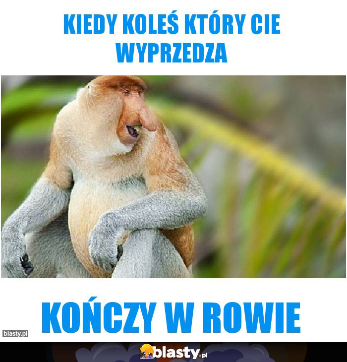 KIEDY KOLEŚ KTÓRY CIE WYPRZEDZA