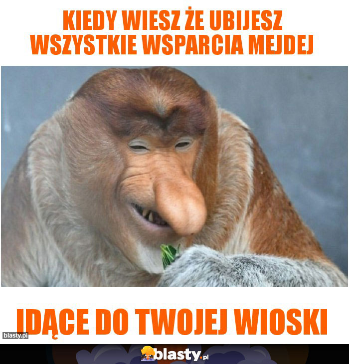 Kiedy wiesz że ubijesz wszystkie wsparcia mejdej