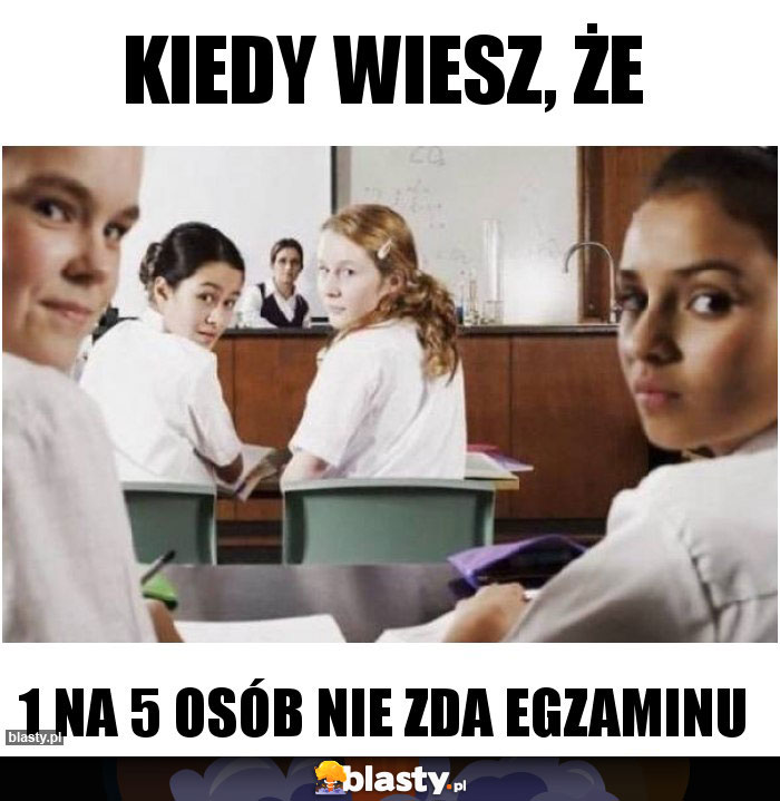 Kiedy wiesz, że