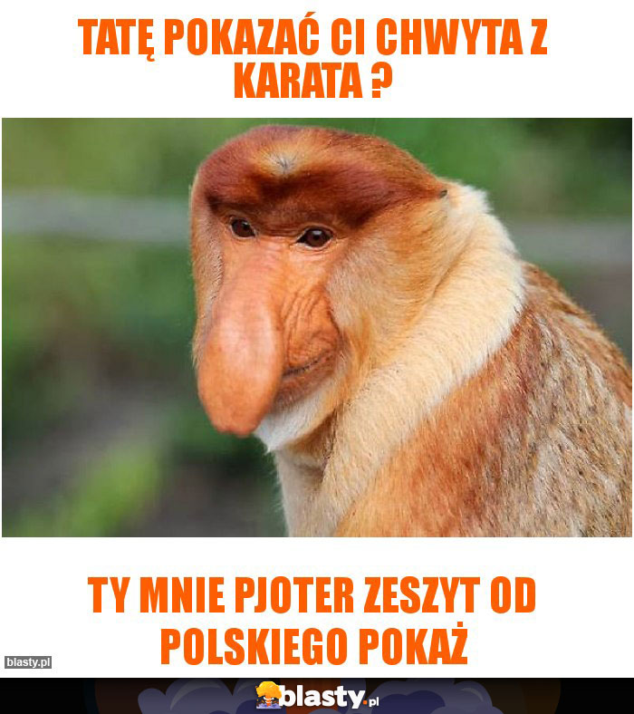 Tatę pokazać ci chwyta z karata ?