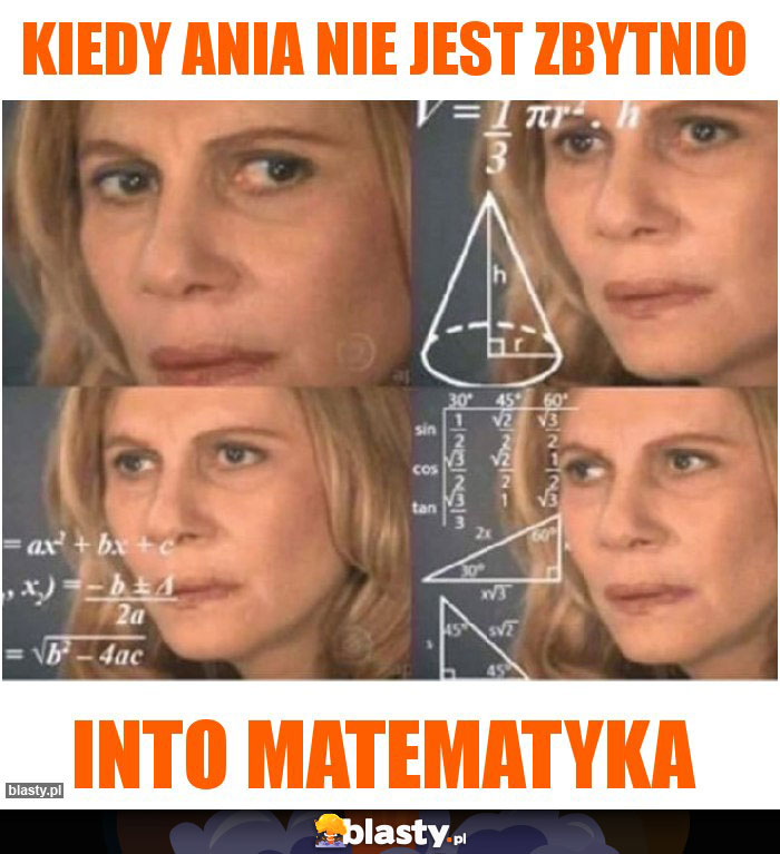 kiedy ania nie jest zbytnio