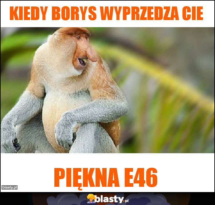 Kiedy Borys wyprzedza cie