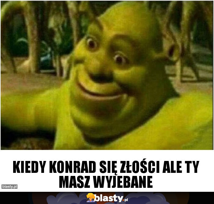 Kiedy konrad się złości ale ty masz wyjebane