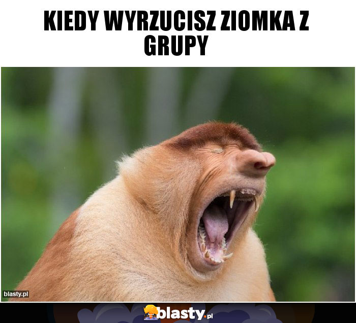 Kiedy wyrzucisz ziomka z grupy