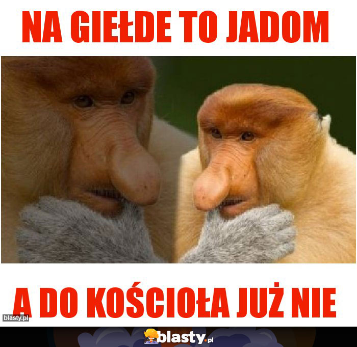 Na giełde to jadom