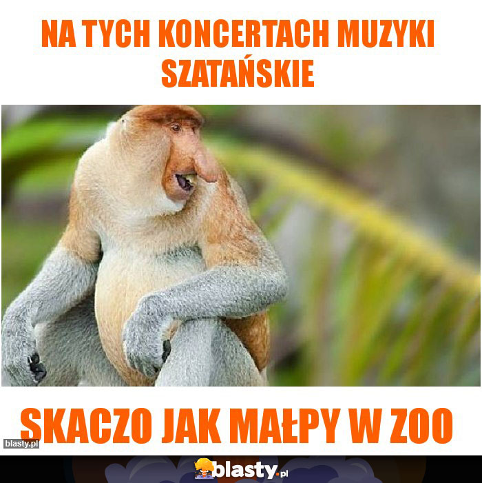 na tych koncertach muzyki szatańskie