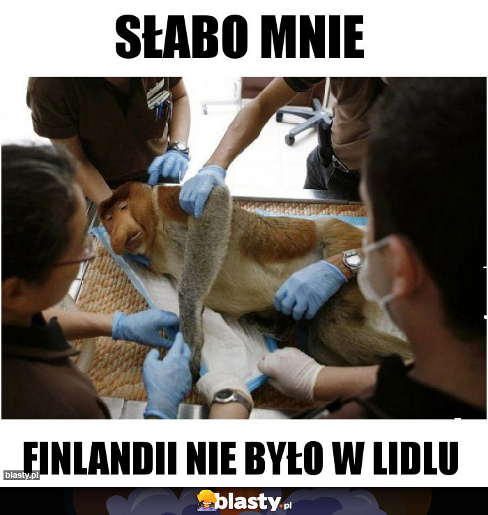 Słabo mnie