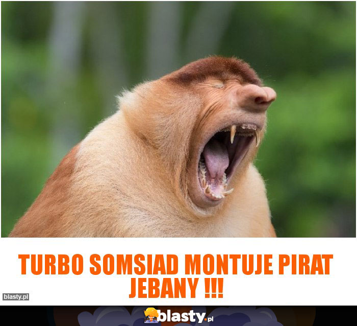 Turbo somsiad montuje Pirat Jebany !!!