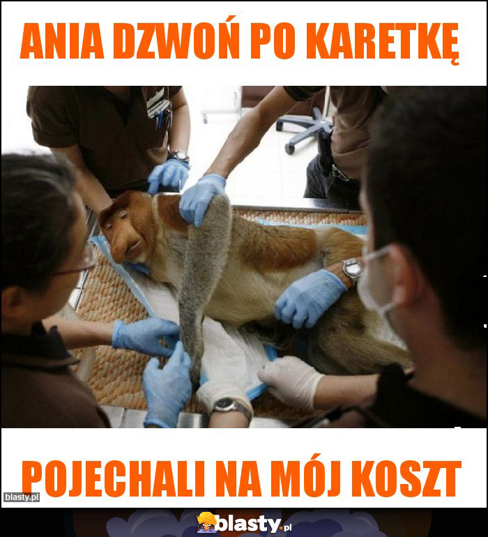 Ania dzwoń po karetkę