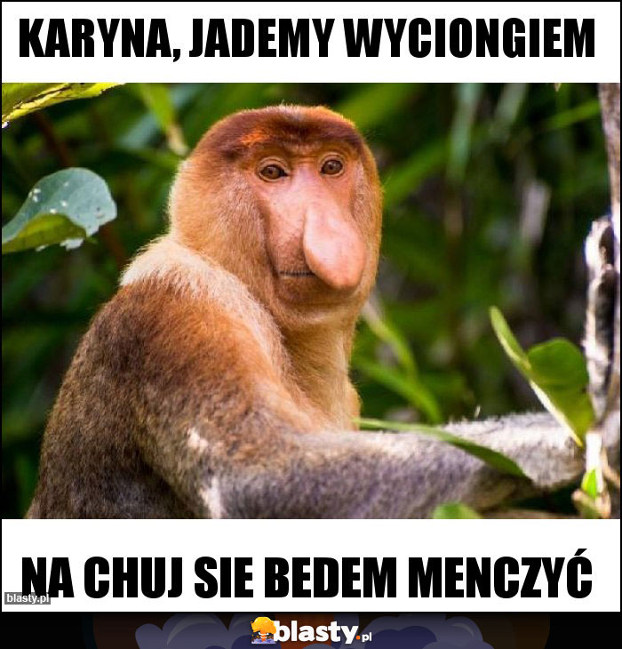 Karyna, jademy wyciongiem