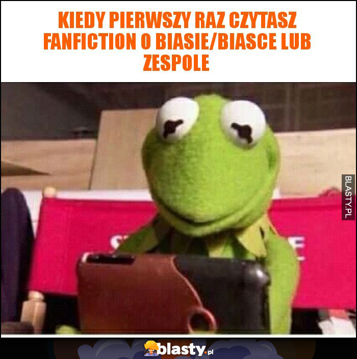 Kiedy pierwszy raz czytasz fanfiction o biasie/biasce lub zespole