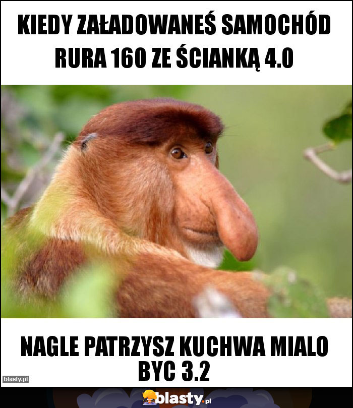 Kiedy załadowaneś samochód rura 160 ze ścianką 4.0