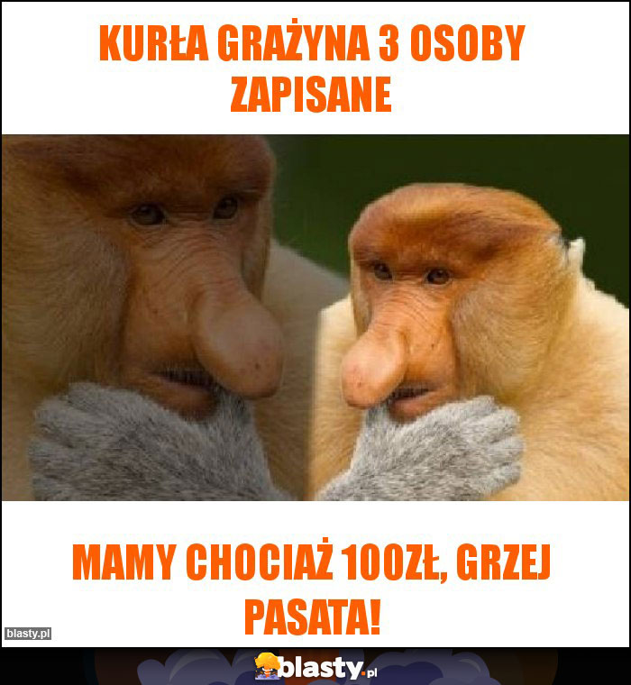 Kurła Grażyna 3 osoby zapisane