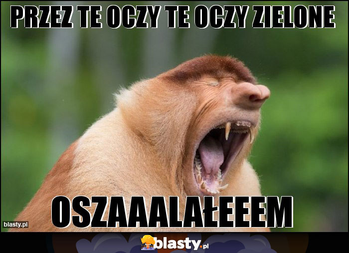 Przez TE OCZY TE OCZY ZIELONE