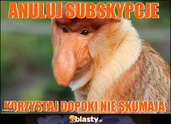 anuluj subskypcje