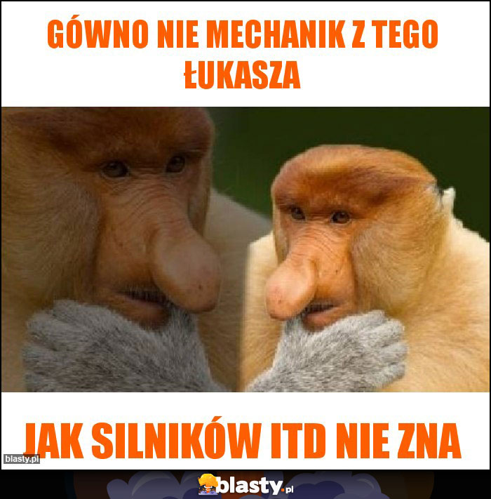 Gówno nie mechanik z tego Łukasza