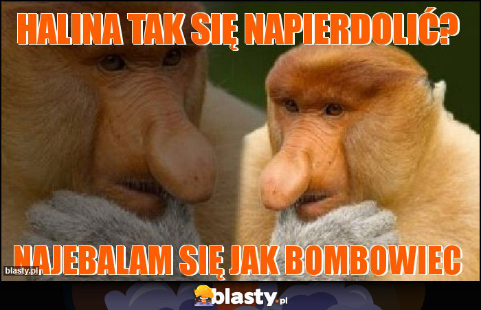 Halina tak się napierdolić?