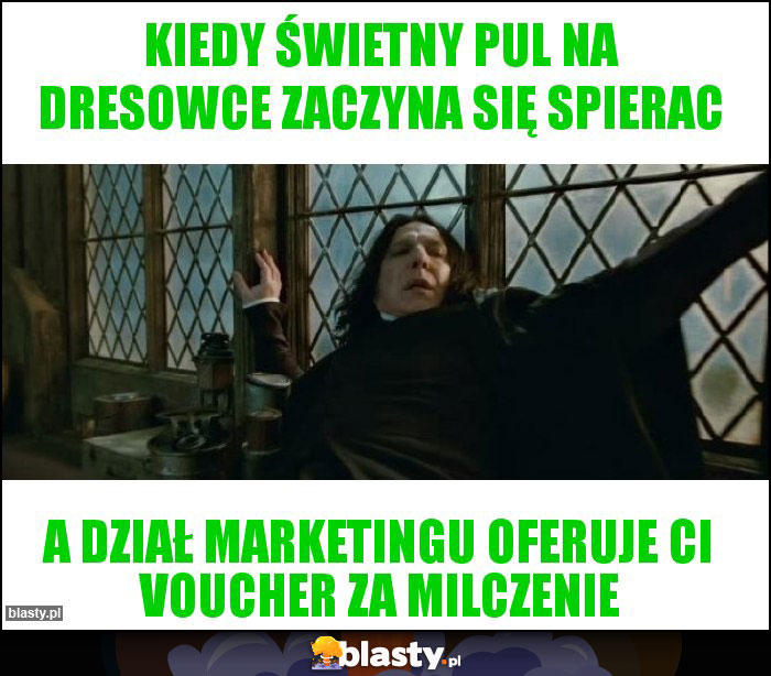 Kiedy świetny pul na dresowce zaczyna się spierac