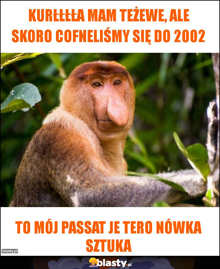 Kurłłłła mam teżewe, ale skoro cofneliśmy się do 2002