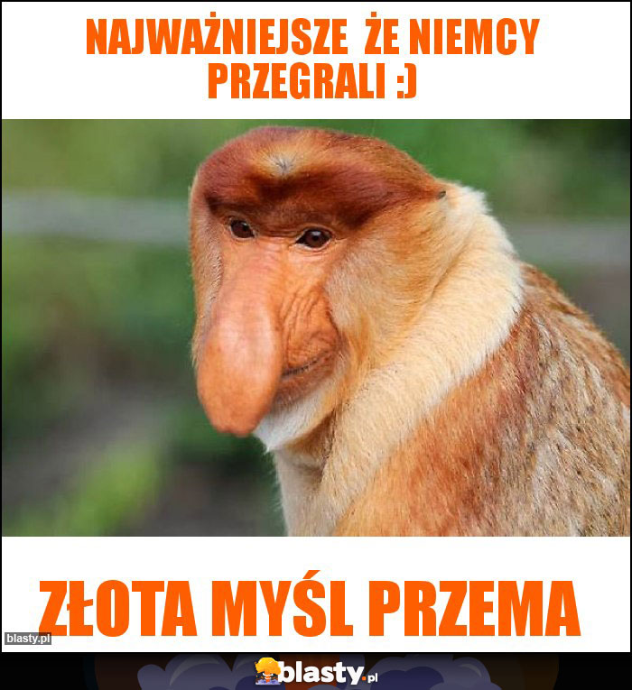 Najważniejsze  że niemcy przegrali :)