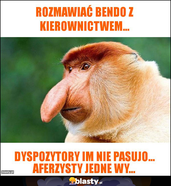 Rozmawiać bendo z kierownictwem...