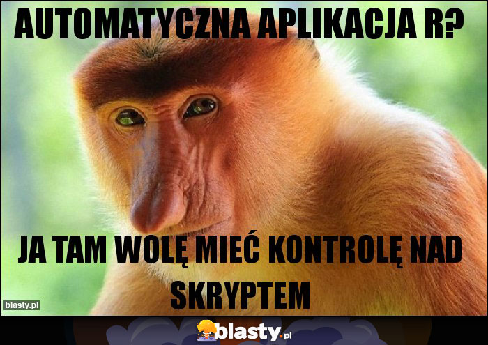 Automatyczna aplikacja R?