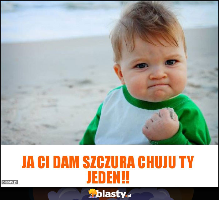 Ja Ci dam szczura chuju ty jeden!!